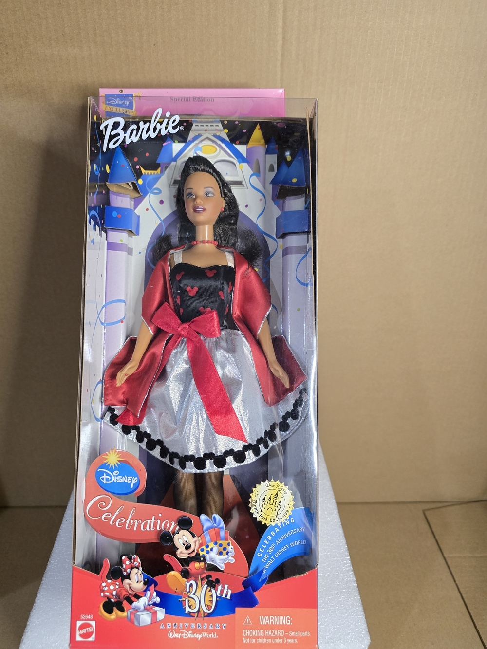 Barbie Disney Celebration Party Doll in Red, Silver & Black